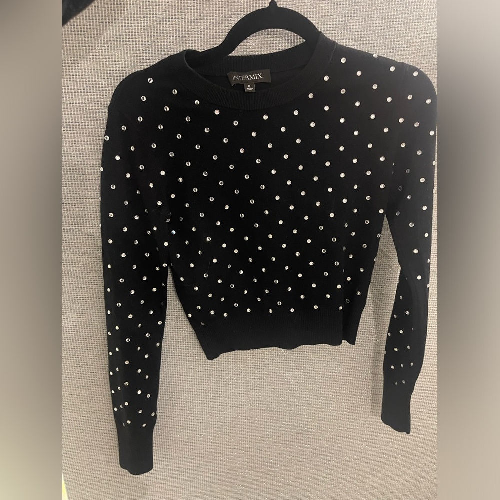 Intermix Ramsey Crystal Embellished Sweater Size P
